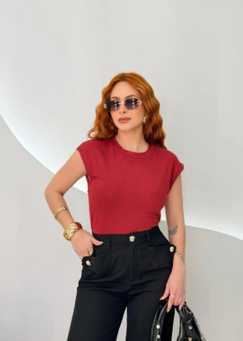 OPicoGirl – Blusa Bianca – Preto OPicoGirl - Blusa Bianca - Preto