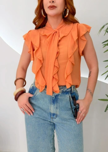 OPicoGirl - Blusa Vania - Preto