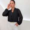OPicoGirl - Blusa Yohana - Preto