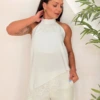 OPicoGirl - Blusa Clair - Branco