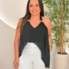 OPicoGirl - blusa Jamile - Azul