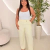 OPicoGirl - Calça Dalva - Branco