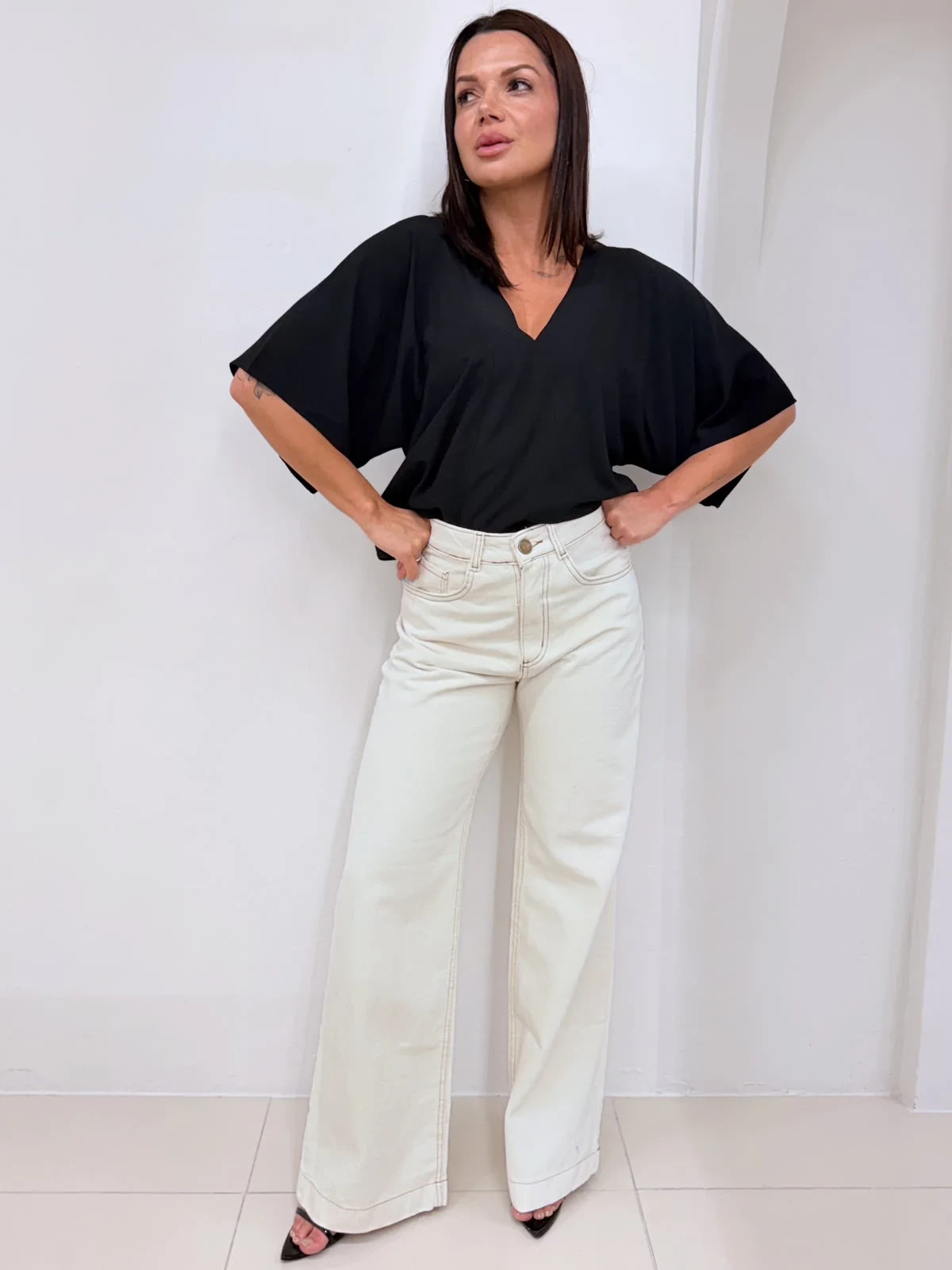 OPicoGirl – Calça Jeans Off OPicoGirl - Calça Jeans Off