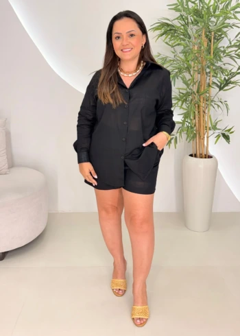 OPicoGirl – Conjunto Laço – Preto OPicoGirl - Conjunto Laço - Preto