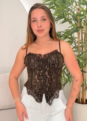 OPicoGirl - Corselet Jolie - Branco