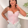 OPicoGirl - Corselet Sofia - Rosa