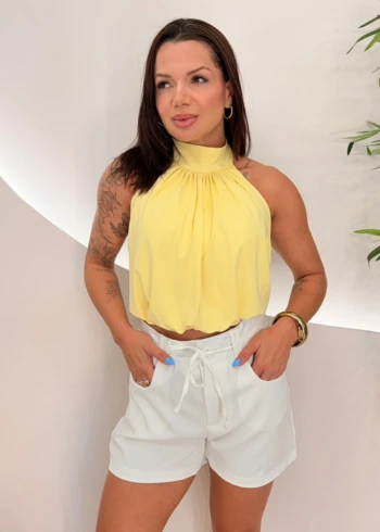OPicoGirl - Cropped Laila - Branco