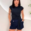 OPicoGirl - Short Carina - Azul Marinho
