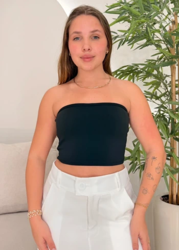 OPicoGirl – Top Faixa – Branco OPicoGirl - Top Faixa - Branco