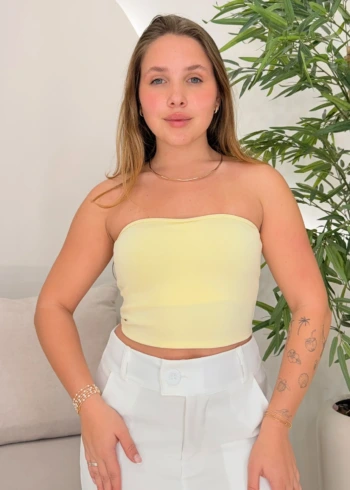 OPicoGirl – Top Faixa – Branco OPicoGirl - Top Faixa - Branco