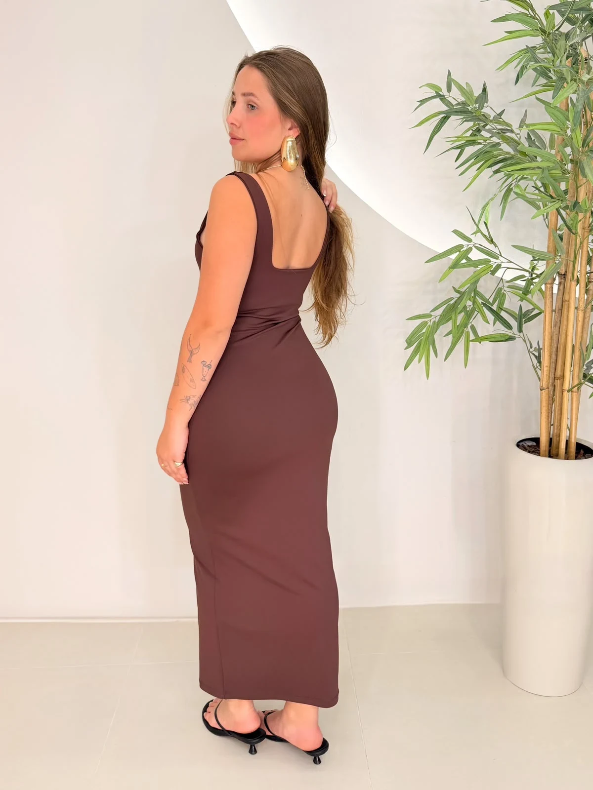 OPicoGirl – Vestido Jaque – Preto OPicoGirl - Vestido Jaque - Preto