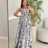 OPicoGirl - Vestido Lastex Estampado