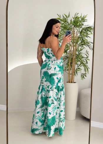 OPicoGirl - Vestido Lastex Estampado