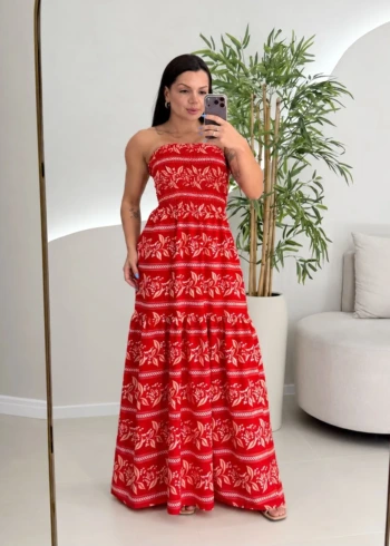 OPicoGirl - Vestido Lastex Estampado