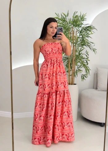 OPicoGirl - Vestido Lastex Estampado